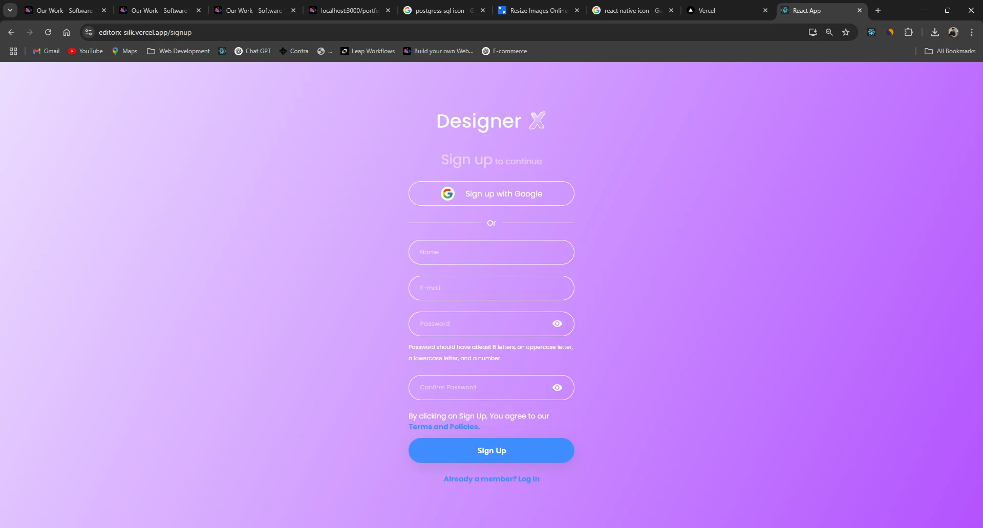 editorx screenshot