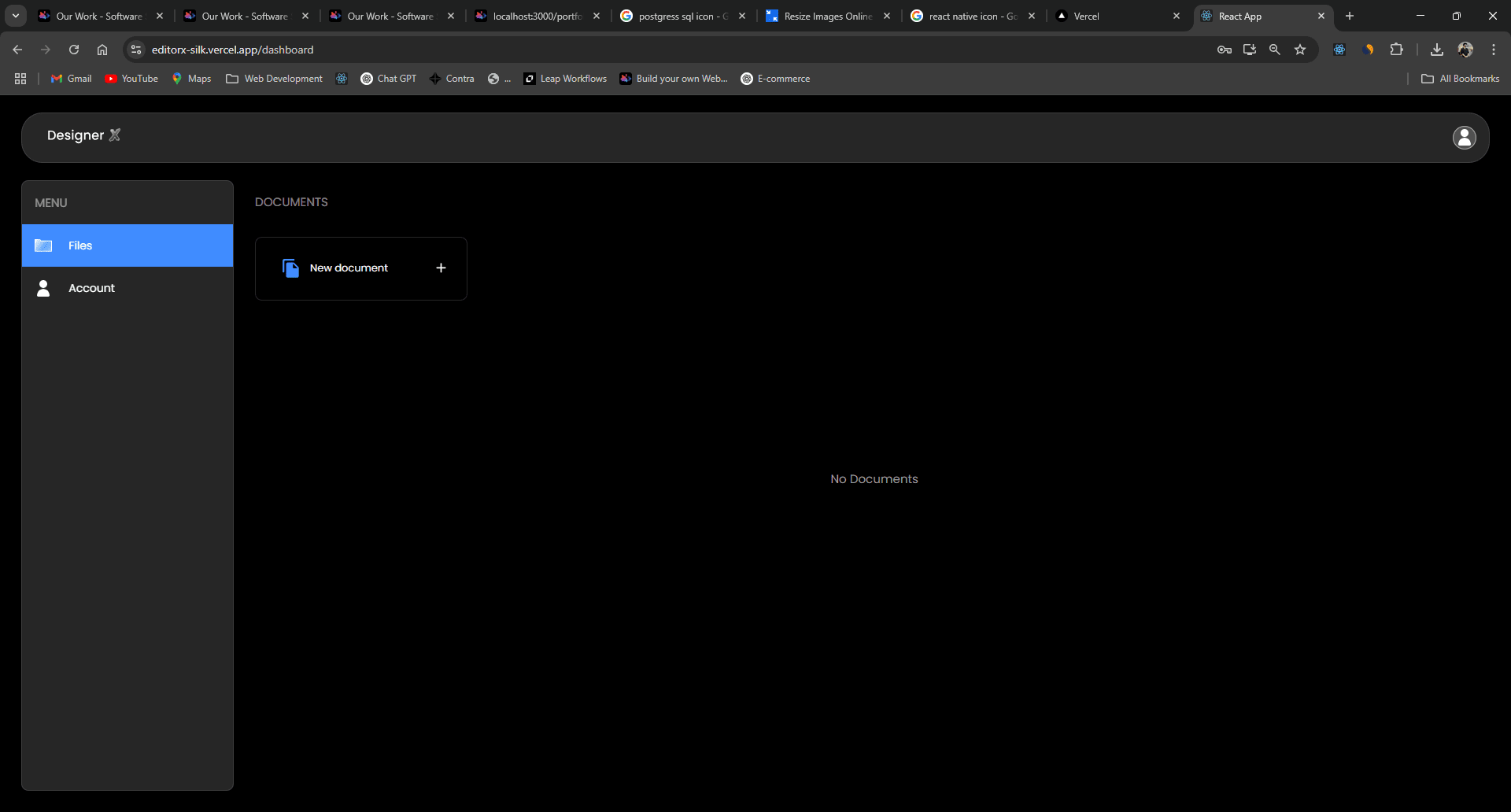 editorx screenshot