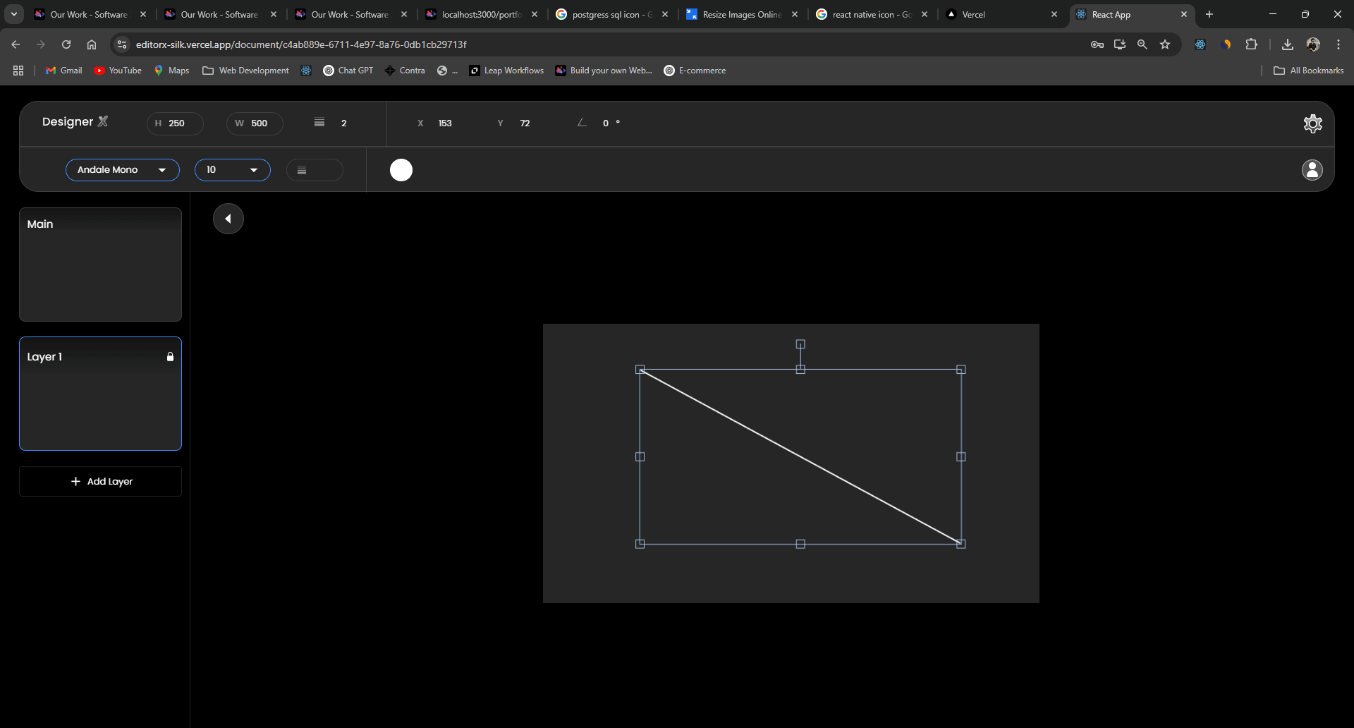 editorx screenshot