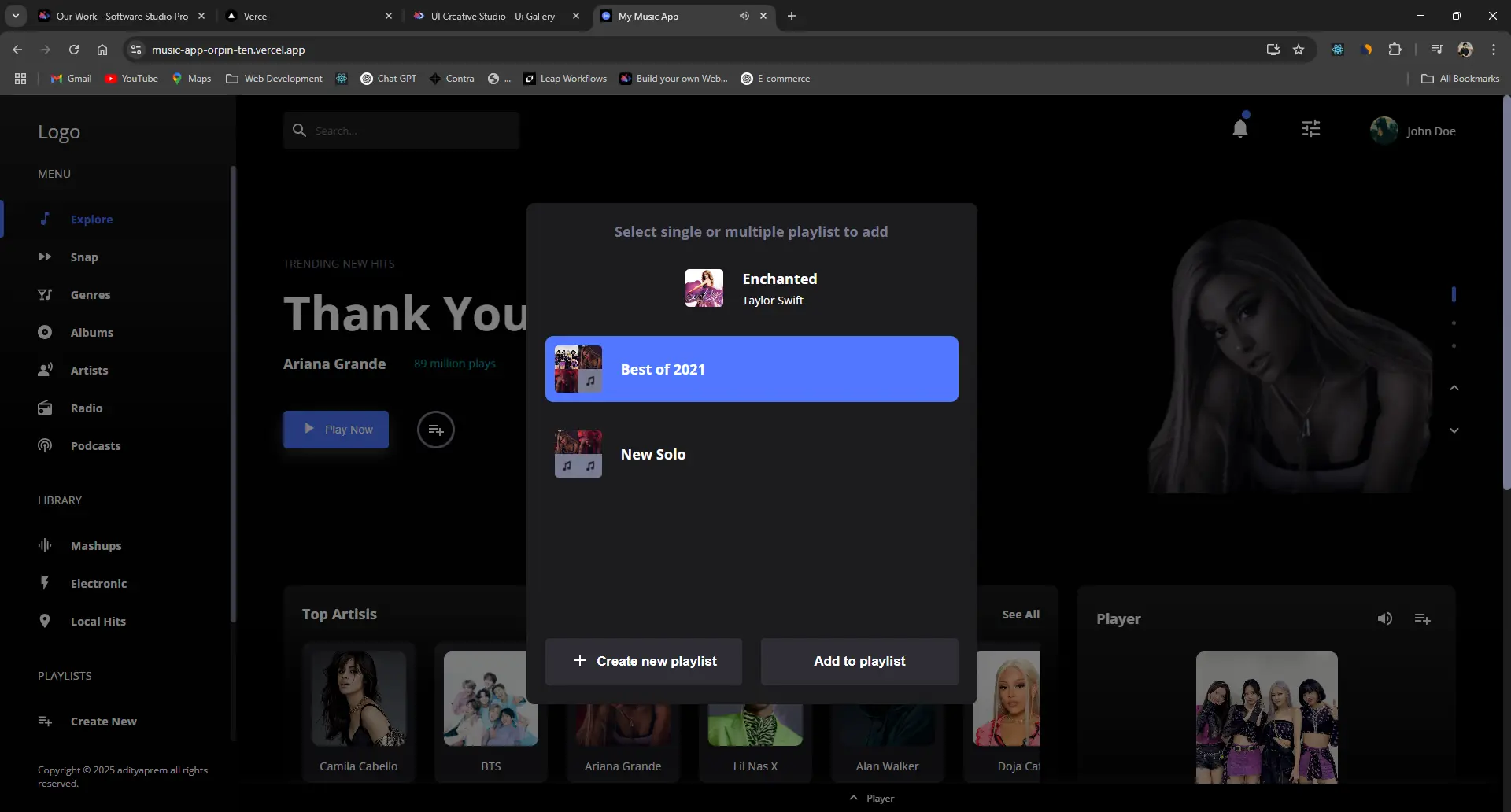 music screenshot